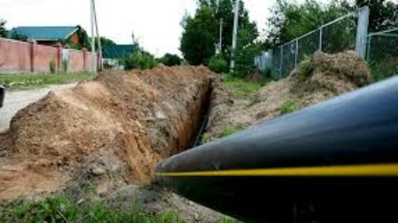 Будівництво ділянки підземного газопроводу високого тиску