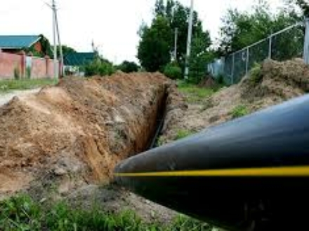 Будівництво ділянки підземного газопроводу високого тиску